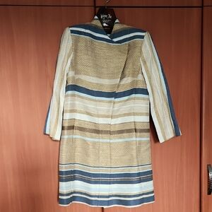 Hilton Hollis Golden Denim Stripe Coat